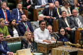 Prime Minister's Questions at the House of Commons in London