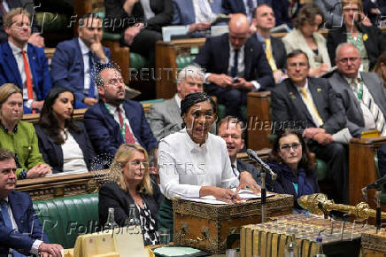 Prime Minister's Questions at the House of Commons in London