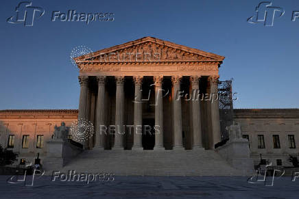 FILE PHOTO: A view of the U.S. Supreme Court in Washington