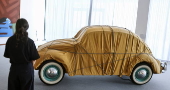 Wrapped 1961 Volkswagen Beetle Saloon showcased in Berlin