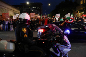 Protest against federal immigration sweeps, in San Antonio