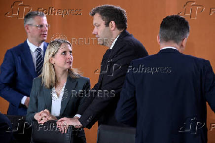 Weekly cabinet meeting at the Chancellery in Berlin