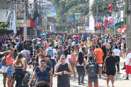 Tapete de sal no feriado corpus christi no rio