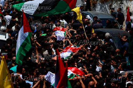 Funeral of Palestinian youths