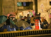 Moradores do Complexo 9 de Julho (SP).