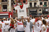 Todo listo para el comienzo de los Sanfermines