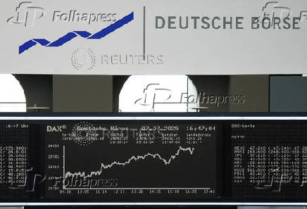 German share price index DAX graph is pictured at the stock exchange in Frankfurt