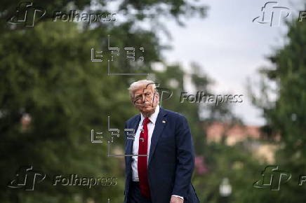 US President Trump returns to the White House