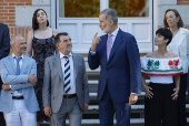 El rey recibe  a los galardonados en la cuarta edición de los Premios Archiletras de la Lengua