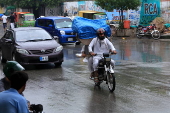 Monsoon rainfall in Peshawar