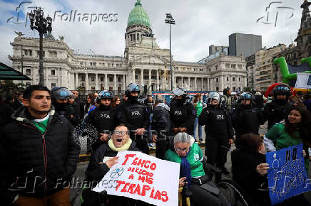 Argentines protest veto of bill strengthening protections for people with disabilities