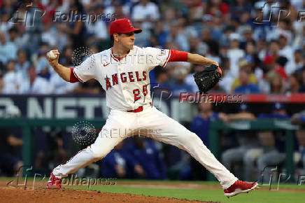 MLB: Los Angeles Dodgers at Los Angeles Angels