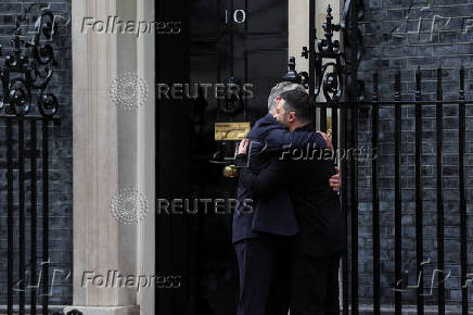 British PM Starmer and Ukrainian President Zelenskiy meet in London