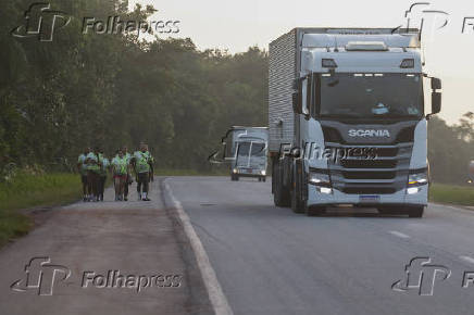 Círio 2025 _ Peregrinos na BR 316