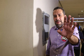 Chegada de Guilherme Boulos para sabatina Folha, UOL e RedeTV