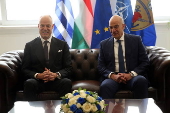 Hungarian Minister of Defense Kristof Szalay-Bobrovniczky visits Greece