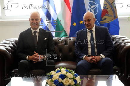 Hungarian Minister of Defense Kristof Szalay-Bobrovniczky visits Greece
