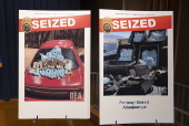 Attorney General Pamela Bondi, DEA officials announce drug bust near border