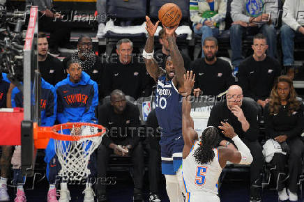 NBA: Playoffs-Oklahoma City Thunder at Minnesota Timberwolves