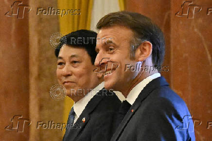 French President Macron visits Vietnam