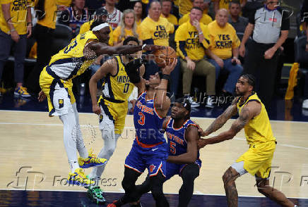 NBA: Playoffs-New York Knicks at Indiana Pacers