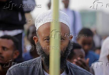 Ethiopian Muslims celebrate the Eid al-Adha, in Addis Ababa