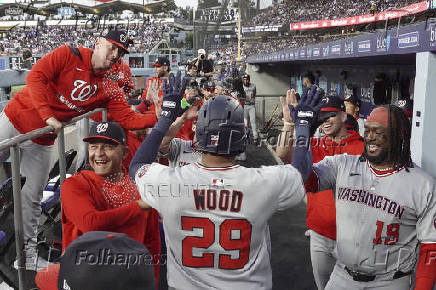 MLB: Washington Nationals at Los Angeles Dodgers