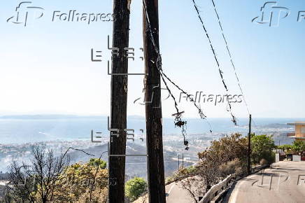 Wildfire continues on Chios Island as evacuations expand