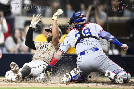 MLB: Texas Rangers at San Diego Padres