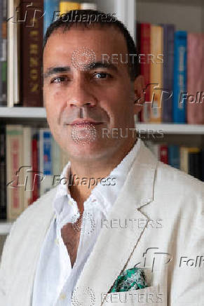 Author Aatish Taseer poses for a portrait in New York