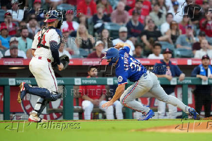MLB: Texas Rangers at Los Angeles Angels
