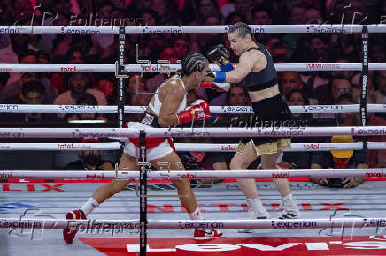 Pelea por el campeonato indiscutible superligero: Serrano - Taylor