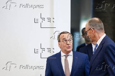 German cabinet meets at Defense Ministry in Berlin