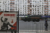General rehearsal for Russia's annual Victory Day parade in Moscow