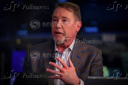 Jeffrey Gundlach,  speaks during an interview with CNBC at the NYSE in New York