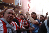 Championship Playoff Final - Fans in London ahead of Sheffield United v Sunderland