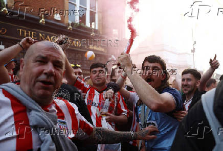 Championship Playoff Final - Fans in London ahead of Sheffield United v Sunderland