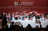 Spain's Prime Minister Sanchez attends Socialist International meeting in Istanbul