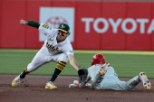 MLB: Philadelphia Phillies at Athletics