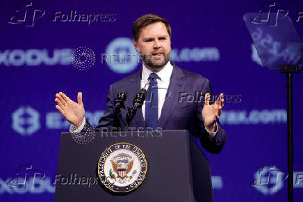 U.S. Vice President JD Vance speaks at Bitcoin conference in Las Vegas