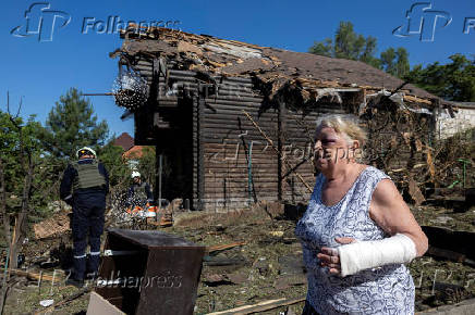Aftermath of a Russian attack in Zaporizhzhia