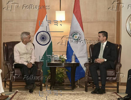 El presidente de Paraguay, Santiago Peña, visita la India