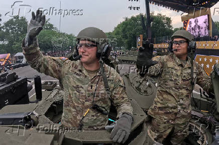 Military parade to commemorate the U.S. Army's 250th Birthday in Washington