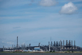 A view of Cheniere's Sabine Pass LNG facility located in Cameron Parish