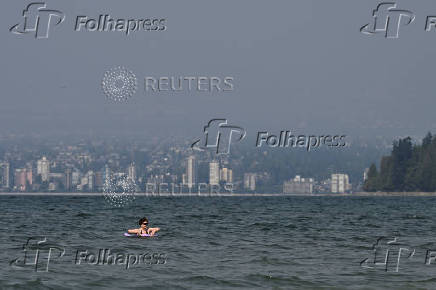 An air quality warning due to wildfire smoke is issued in Vancouver