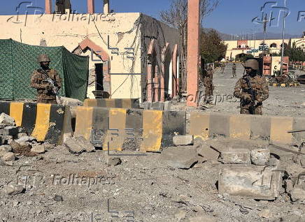 Aftermath of attack on Pakistani military college near Afghan border