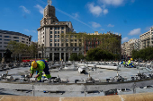 Barcelona inicia la recuperación progresiva de las fuentes ornamentales tras la sequía