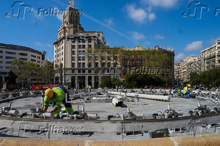 Barcelona inicia la recuperación progresiva de las fuentes ornamentales tras la sequía