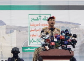 Houthi supporters protest against the US in Sana'a
