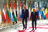 German Chancellor Merz visits Brussels